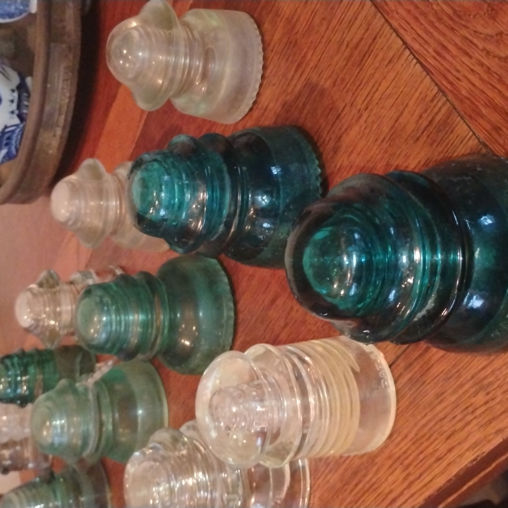 Vintage Glass Insulators Collection